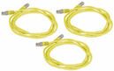 Patch cable Cat5E 1x 1 m yellow, 2x 2 m yellow                                    