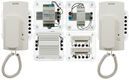 Set of intercom systems for a semi-detached house (2-family house)