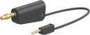 Adapter - connection cable, 4/2mm (100cm, black)                                