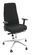 Cushioned comfort swivel chair with armrests, allowing for multiple adjustment to any height            