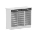 Side cabinet to hold UniTrain courses, 1120x500x912 mm