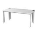 SybaPro system table with power supply ducting in legs+cable duct with flap, 2000x800x760 mm