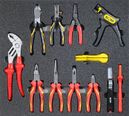 VDE tool set 1, pliers set (12 pieces), inlay size 500x450 mm