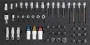 Automotive tool set 5, 1/2" socket inserts (50 parts), inlay size 300x600 mm