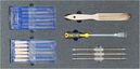 Metalworking tool set 2, file set II (17 tools), inlay size 300 x 600 mm