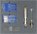 Metalworking tool set 2, file set II (17 tools), inlay size 450 x 500 mm
