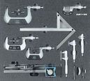 Metalworking tool set 9, measuring tools III (21 tools), inlay size 450 x 500 mm