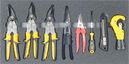 Metalworking tool set 10, cutting tools (8 tools), inlay size 300 x 600 mm