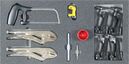Metalworking tool set 12, coachworking tools II (11 tools), inlay size 300x600mm